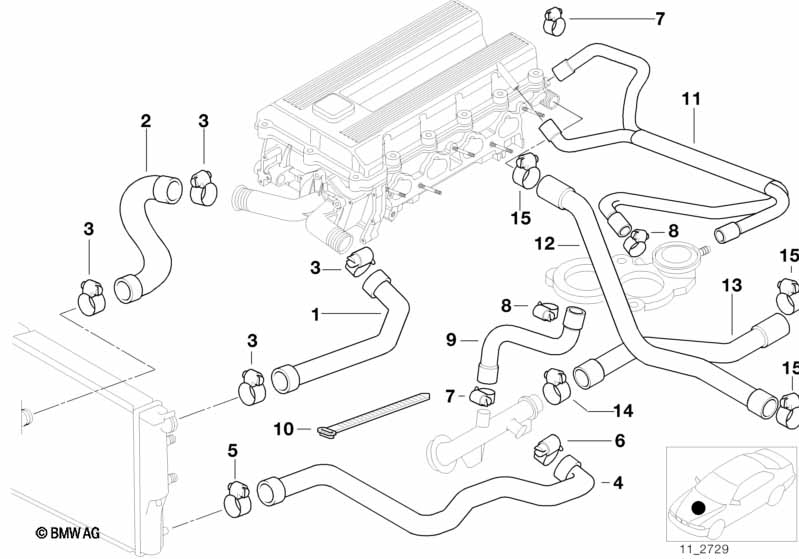 Хомут крепления шланга