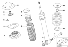 Детали амортизационной стойки Зд