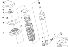 Детали амортизационной стойки Зд